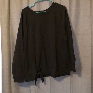 Crew next sweatshirt with tie